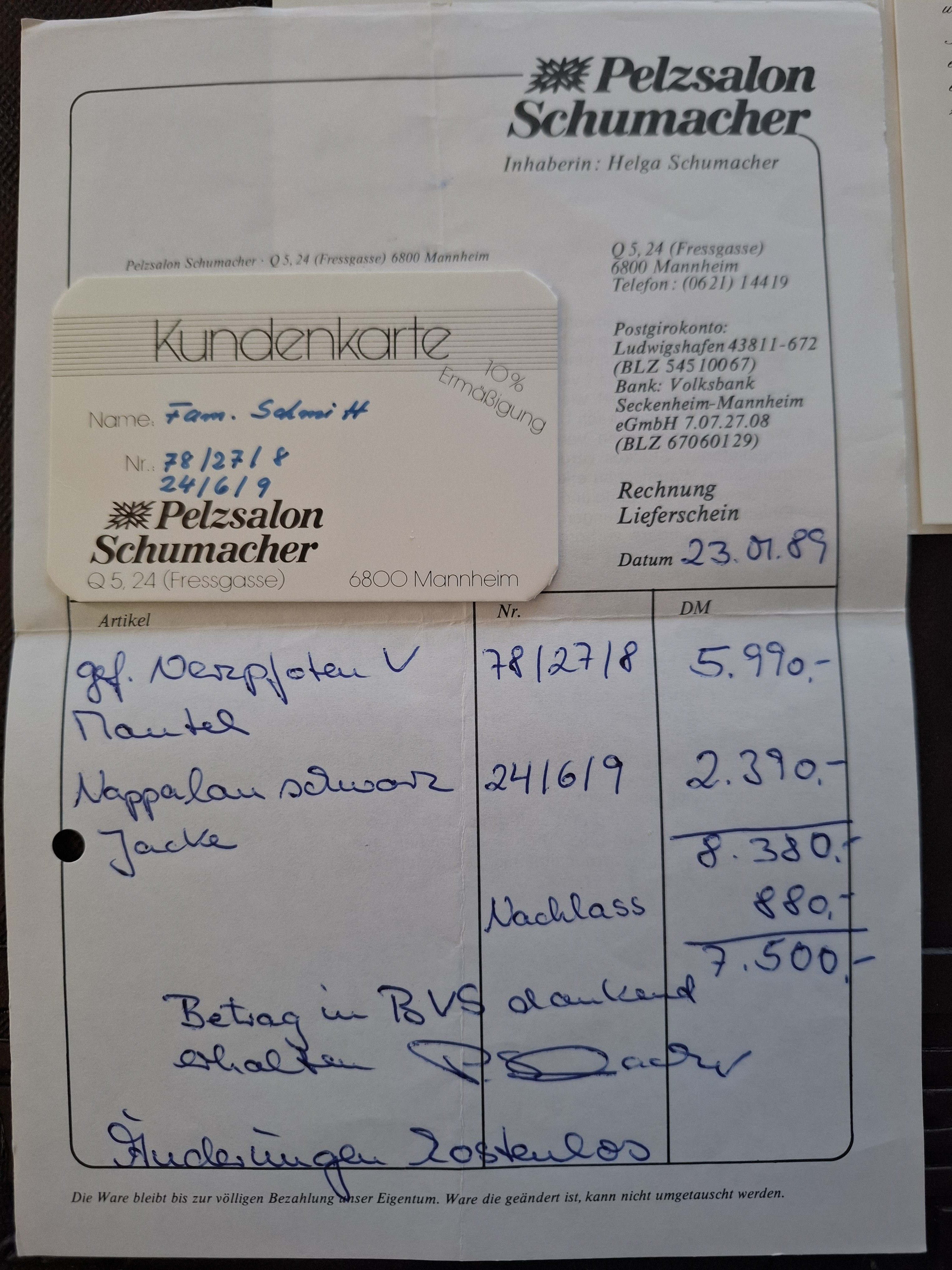 Eingereichtes Pelzstück – Beispiel 190.2 Bild 6